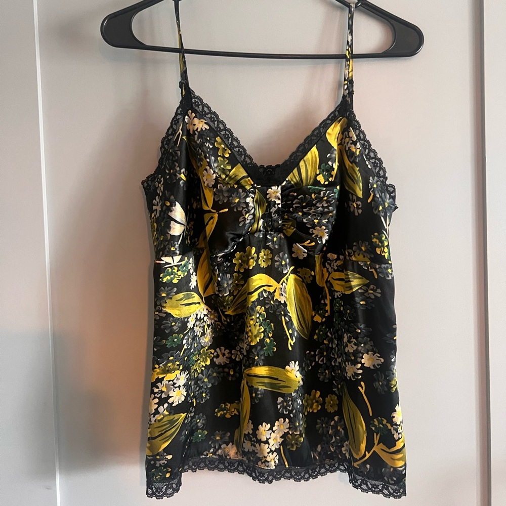 Green floral Nine West cami